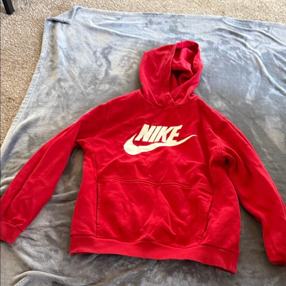 Nike Bold Red Pullover Hoodie